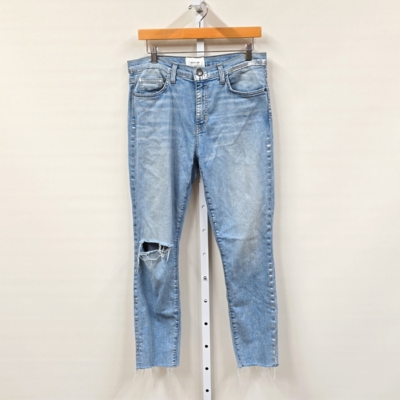 Current/Elliott Denim - Current/Elliott Jeans  with Silver Foil Detail at Seams